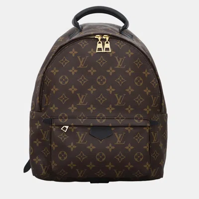 Pre-owned Louis Vuitton Monogram Palm Springs Mm Backpack