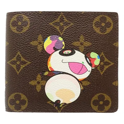 Pre-owned Louis Vuitton Monogram Panda Monogram Monogram Wallet (bi-fold) () In Multi