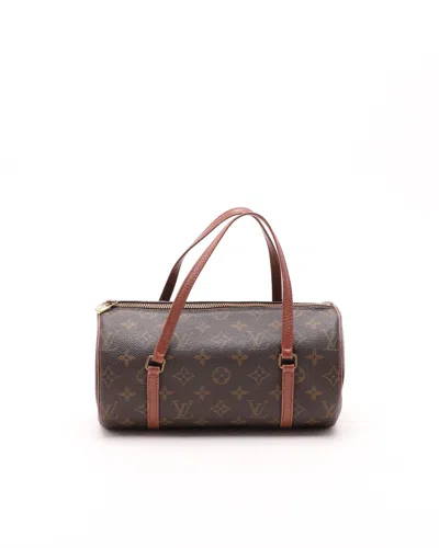 Pre-owned Louis Vuitton Monogram Papillon 26 Bag In Brown