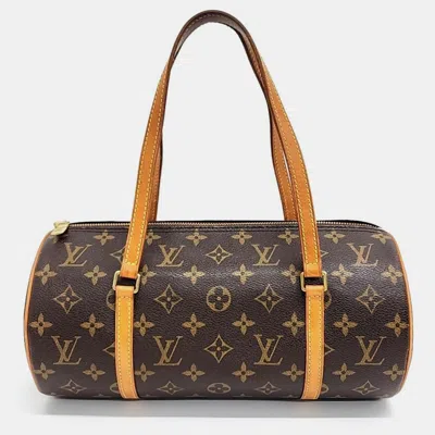 Pre-owned Louis Vuitton Monogram Papillon Handbag In Brown