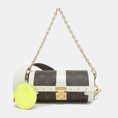 Pre-owned Louis Vuitton Monogram Papillon Trunk Shoulder Bag In Brown