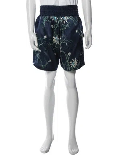 Pre-owned Louis Vuitton Monogram Pattern Jogger Shorts In Blue