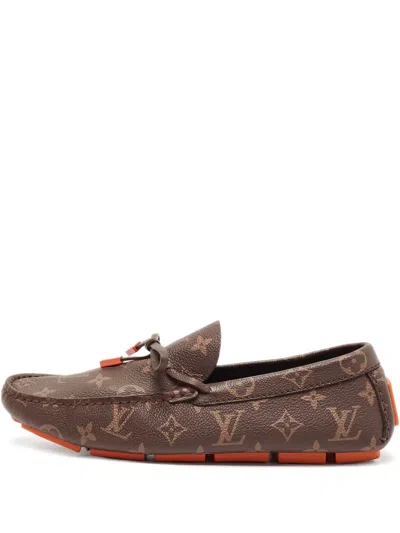 Pre-owned Louis Vuitton Monogram-pattern Loafers