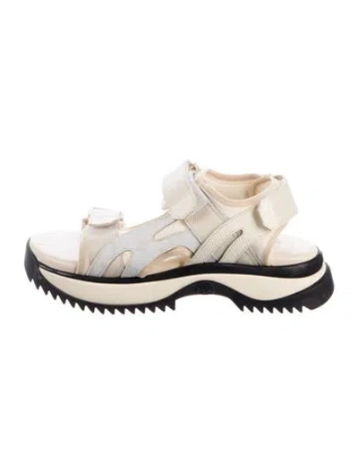 Pre-owned Louis Vuitton Monogram Pattern Sandals In Neutral