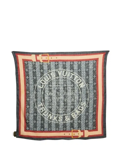 Pre-owned Louis Vuitton Monogram-pattern Scarf
