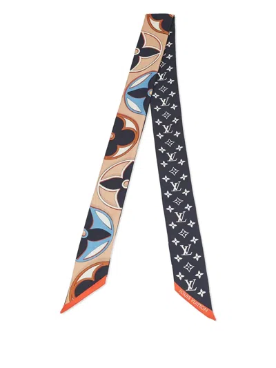 Pre-owned Louis Vuitton Monogram-pattern Silk Scarf