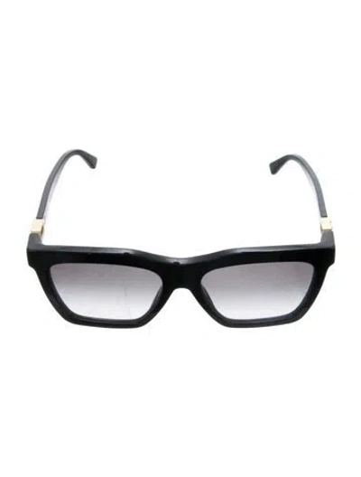 Pre-owned Louis Vuitton Monogram Pattern Square Sunglasses In Black