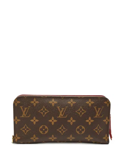 Pre-owned Louis Vuitton Monogram-pattern Wallet In Brown