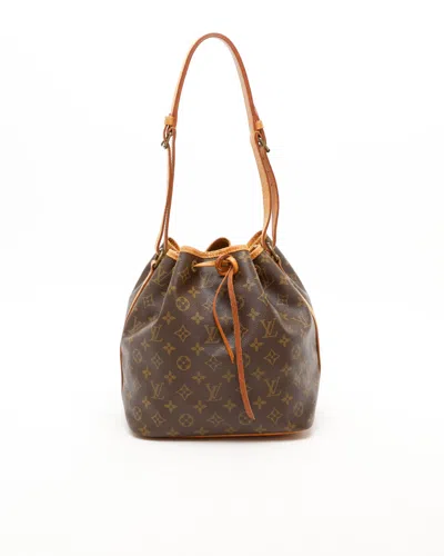 Pre-owned Louis Vuitton Monogram Petit Noé Bag