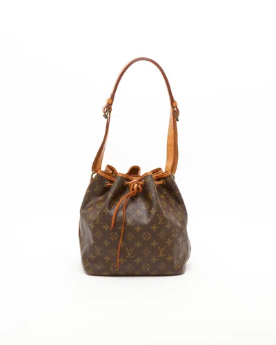 Pre-owned Louis Vuitton Monogram Petit Noé Bag
