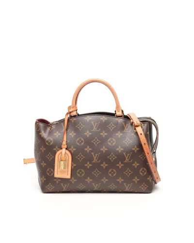 Pre-owned Louis Vuitton Monogram Petit Palais Tote Bag In Brown