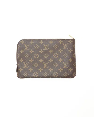 Louis Vuitton Monogram Pm Travel Case In Brown