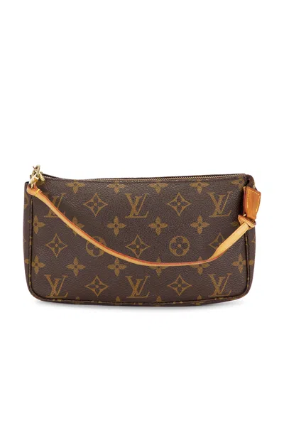 Pre-owned Louis Vuitton Monogram Pochette Accessoires Shoulder Bag In Brown