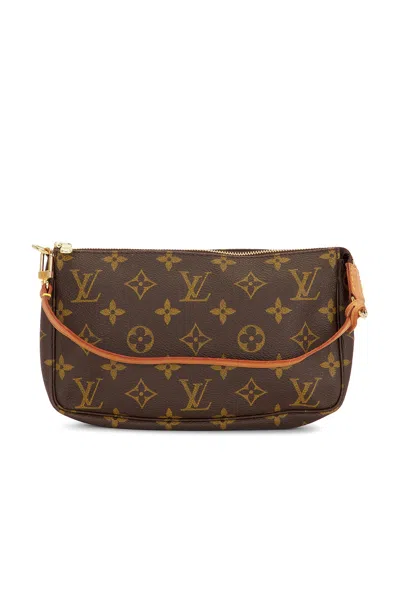 Pre-owned Louis Vuitton Monogram Pochette Accessoires Shoulder Bag In Brown