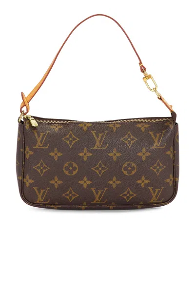 Pre-owned Louis Vuitton Monogram Pochette Accessoires Shoulder Bag In Brown