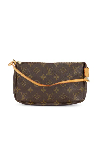 Pre-owned Louis Vuitton Monogram Pochette Accessoires Shoulder Bag In Brown