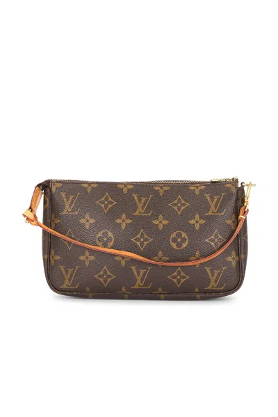 Pre-owned Louis Vuitton Monogram Pochette Accessoires Shoulder Bag In Brown