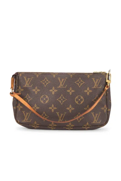 Pre-owned Louis Vuitton Monogram Pochette Accessoires Shoulder Bag In Brown