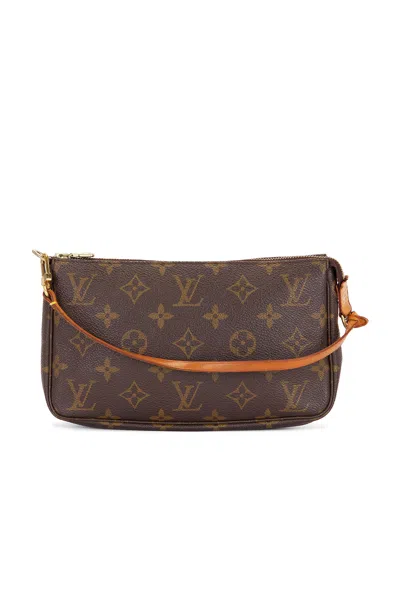 Pre-owned Louis Vuitton Monogram Pochette Accessoires Shoulder Bag In Brown