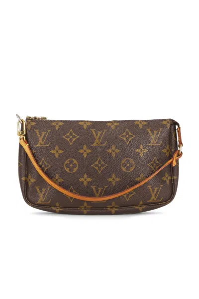 Pre-owned Louis Vuitton Monogram Pochette Accessoires Shoulder Bag In Brown