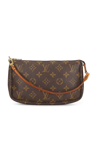 Pre-owned Louis Vuitton Monogram Pochette Accessoires Shoulder Bag In Brown