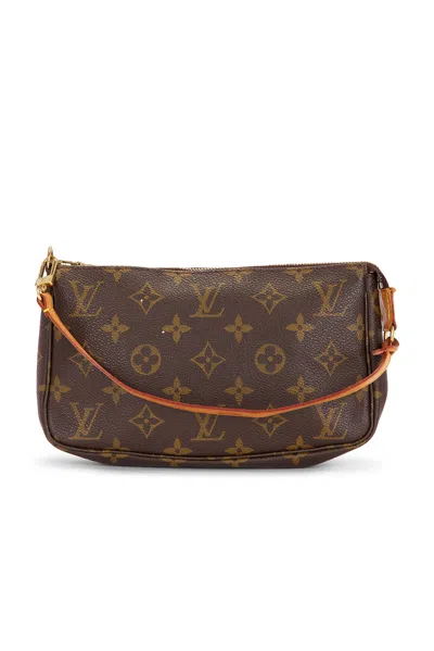 Pre-owned Louis Vuitton Monogram Pochette Accessoires Shoulder Bag In Brown