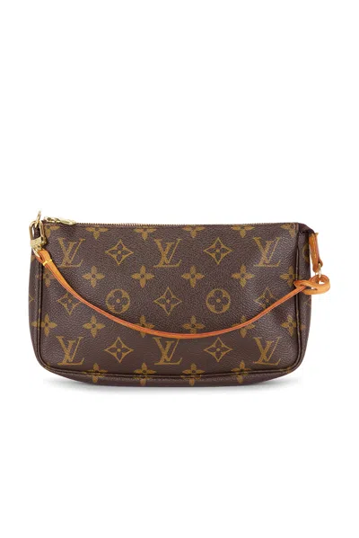 Pre-owned Louis Vuitton Monogram Pochette Accessoires Shoulder Bag In Brown