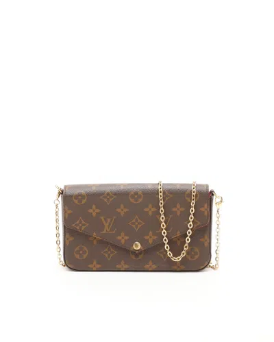 Pre-owned Louis Vuitton Monogram Pochette Félicie Bag