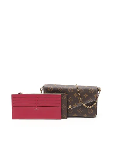 Louis Vuitton Monogram Pochette Félicie Bag In Brown