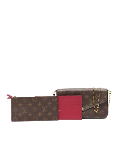 Louis Vuitton Monogram Pochette Félicie Bag In Brown