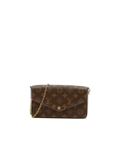 Louis Vuitton Monogram Pochette Félicie Bag In Brown