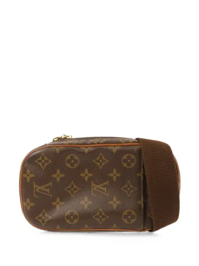 Louis Vuitton Monogram Pochette Gange Belt Bag In Red