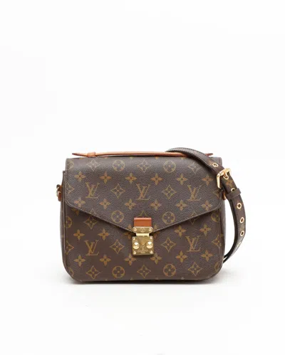 Pre-owned Louis Vuitton Monogram Pochette Metis Bag