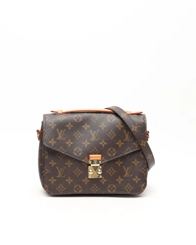 Pre-owned Louis Vuitton Monogram Pochette Metis Bag