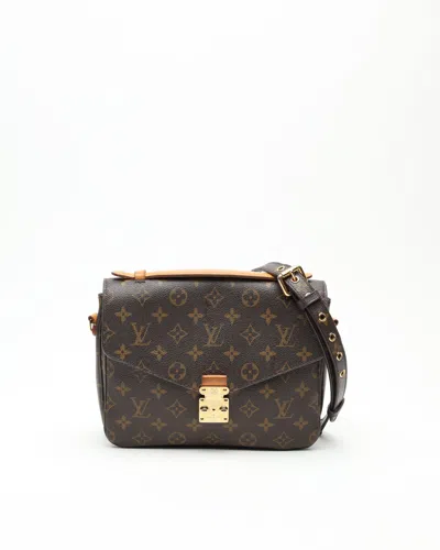 Pre-owned Louis Vuitton Monogram Pochette Metis Bag