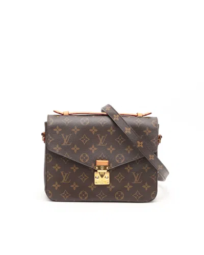Pre-owned Louis Vuitton Monogram Pochette Metis Bag