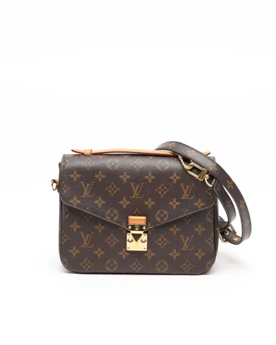 Pre-owned Louis Vuitton Monogram Pochette Metis Bag