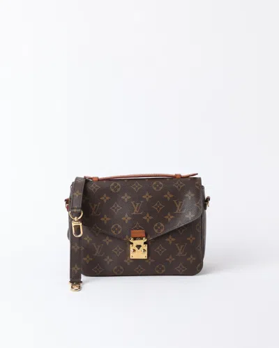 Louis Vuitton Monogram Pochette Metis Bag In Brown