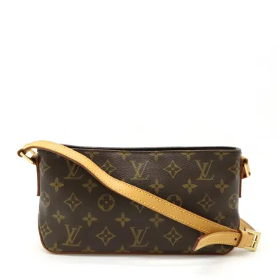 Pre-owned Louis Vuitton Monogram Pochette Shoulder Bag () In Brown