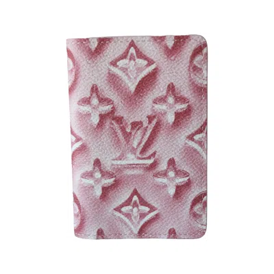 Pre-owned Louis Vuitton Monogram Pocket Organizer Cotton Candy