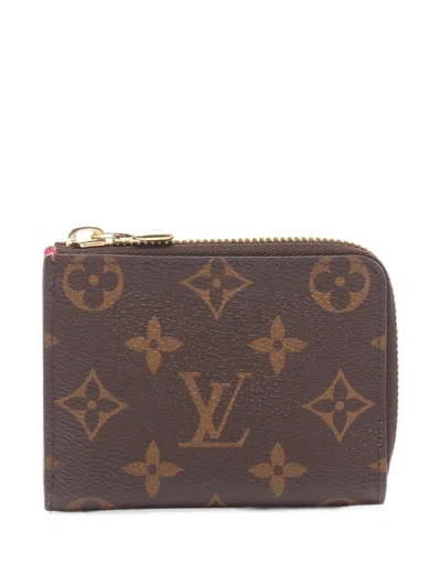 Pre-owned Louis Vuitton Monogram Portefeuille Noah Coin Purse In Brown
