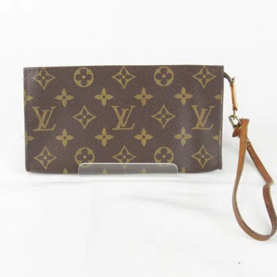 Pre-owned Louis Vuitton Monogram Pouch () In Brown