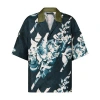 Louis Vuitton Monogram Printed Short-sleeved Silk Shirt