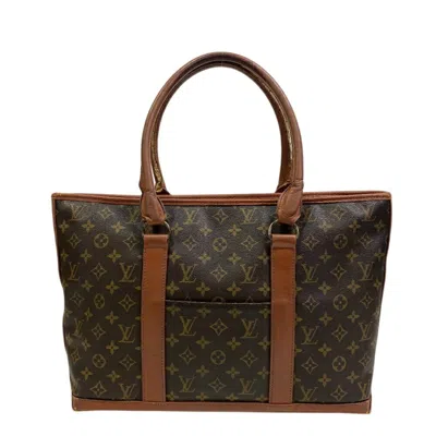 Pre-owned Louis Vuitton Monogram Pvc Leather Tote Bag () In Brown