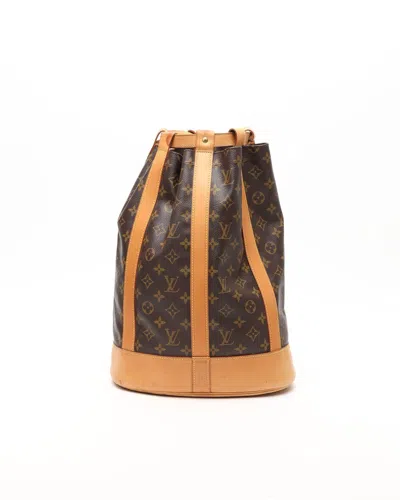 Pre-owned Louis Vuitton Monogram Randoné Pm Bag In Brown