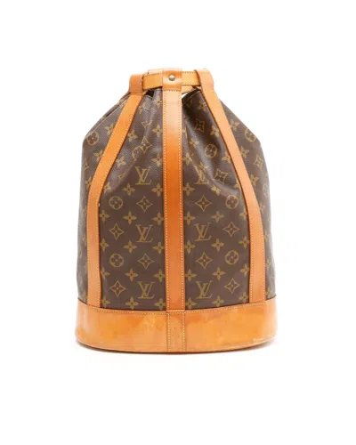 Pre-owned Louis Vuitton Monogram Randoné Pm Bag In Brown