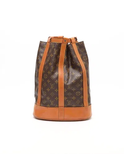 Pre-owned Louis Vuitton Monogram Randoné Pm Bag In Brown