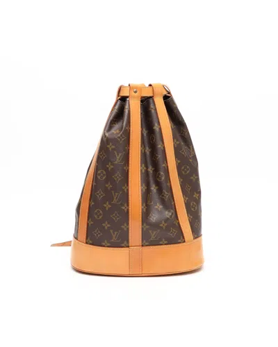Pre-owned Louis Vuitton Monogram Randonée Pm Bag In Brown