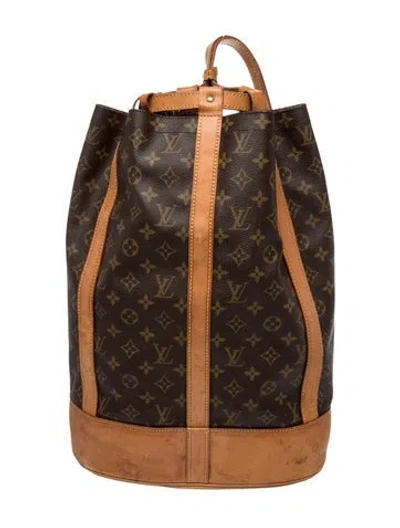 Pre-owned Louis Vuitton Monogram Randonnee In Brown