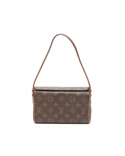 Pre-owned Louis Vuitton Monogram Recital Bag In Brown